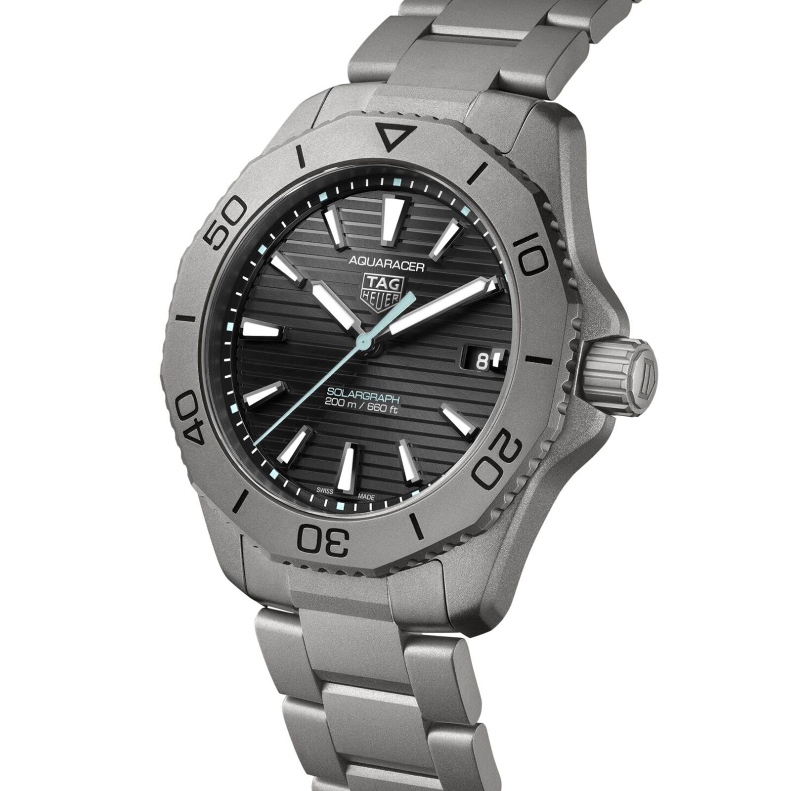 Tag Heuer Aquaracer Professional 200 Solargraph 40mm Mens Watch