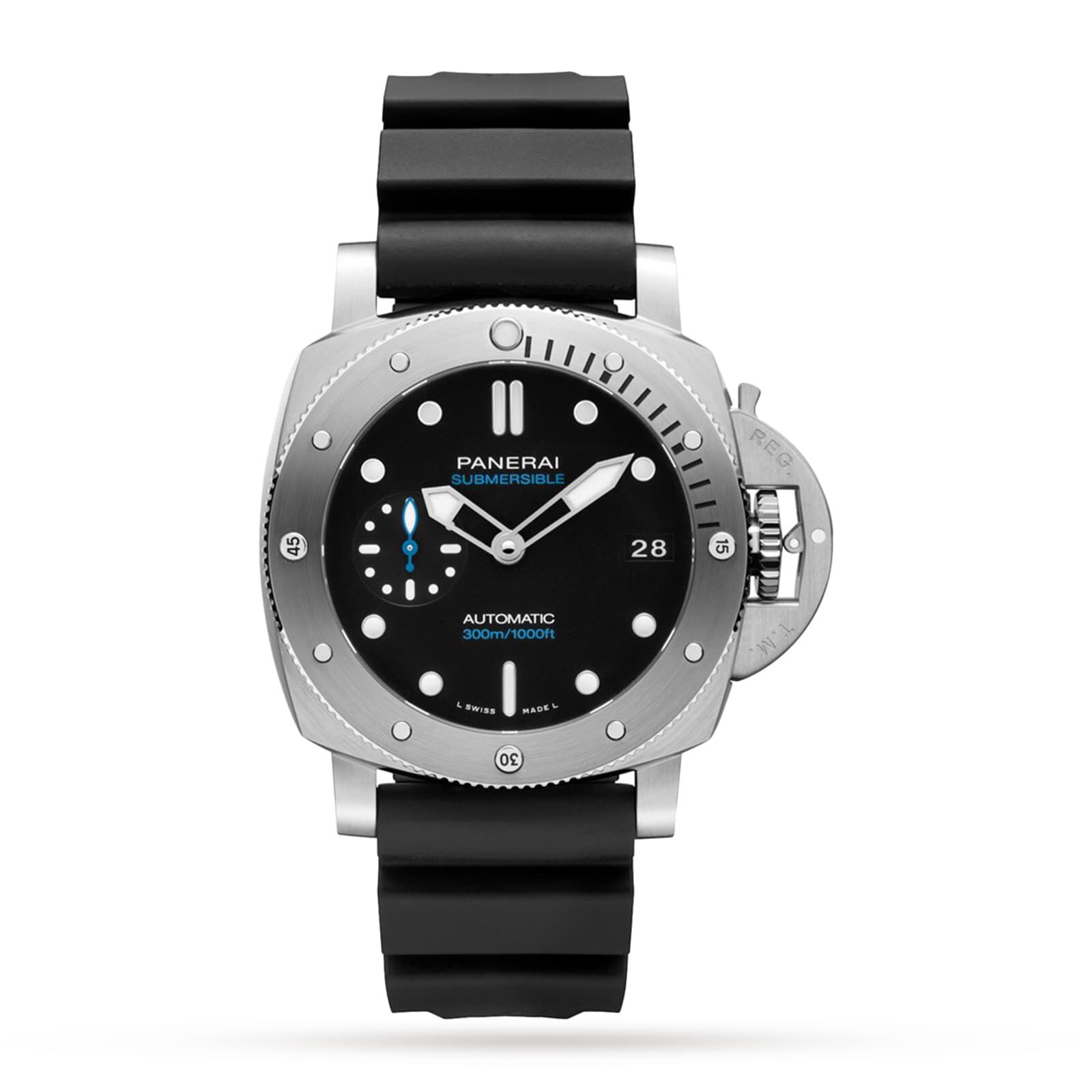 Panerai blue dial store 42mm