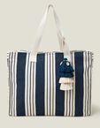 Large Stripe Beach Bag