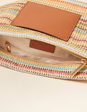 Stripe Raffia Cross-Body Bag, , hi-res