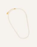 14ct Gold-Plated Seed Pearl Necklace, , hi-res