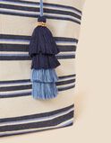 Large Stripe Beach Tote Bag, , hi-res