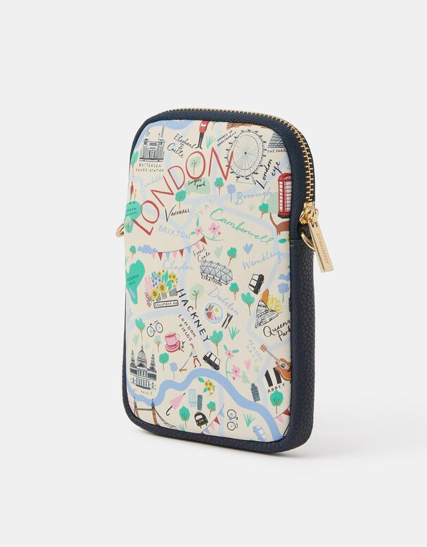 London Print Phone Bag, , hi-res