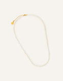 14ct Gold-Plated Seed Pearl Necklace, , hi-res