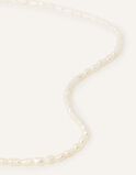 14ct Gold-Plated Seed Pearl Necklace, , hi-res