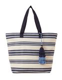Large Stripe Beach Tote Bag, , hi-res