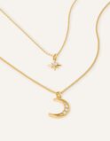 14ct Gold-Plated Celestial Necklace, , hi-res