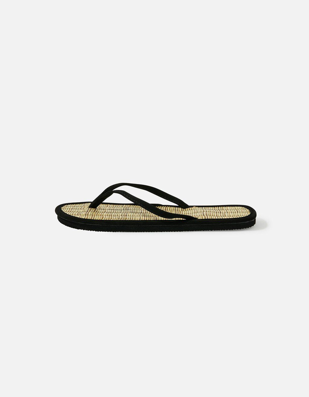 Accessorize Plain Seagrass Flip Flops Sandals | Heathrow Boutique