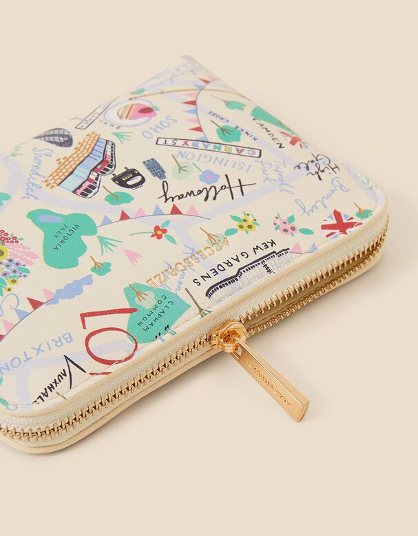 London Print Coin Purse, , hi-res