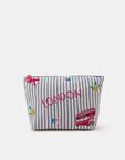 London Stripe Make Up Bag