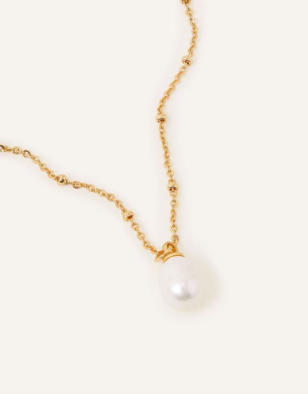 Irregular Pearl Necklace, , hi-res