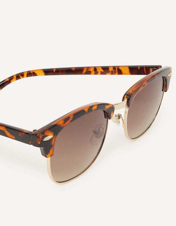 Classic Square Tortoiseshell Sunglasses, , hi-res