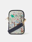 London Print Phone Bag