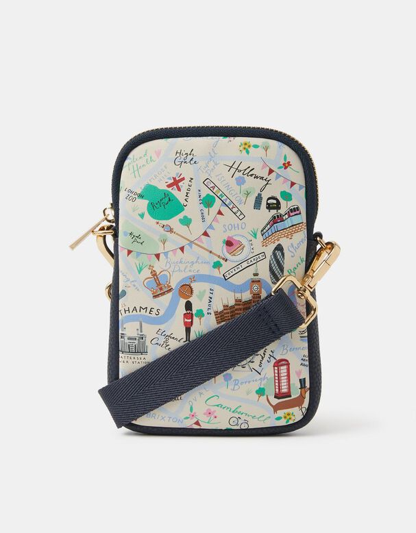 London Print Phone Bag, , hi-res