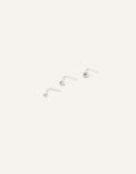 Sterling Silver Nose Stud Set, , hi-res