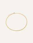 14ct Gold-Plated Snake Chain Necklace