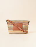 Stripe Raffia Cross-Body Bag, , hi-res