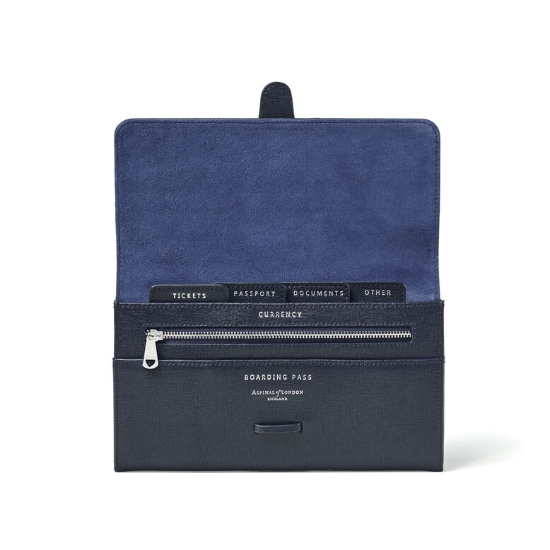 Classic Travel Wallet Navy Saffiano RM SHD, , hi-res