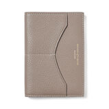 Hudson Passport Cover Moleskin Pebble, , hi-res