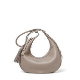 Soho Small Crescent Moleskin Pebble, , hi-res