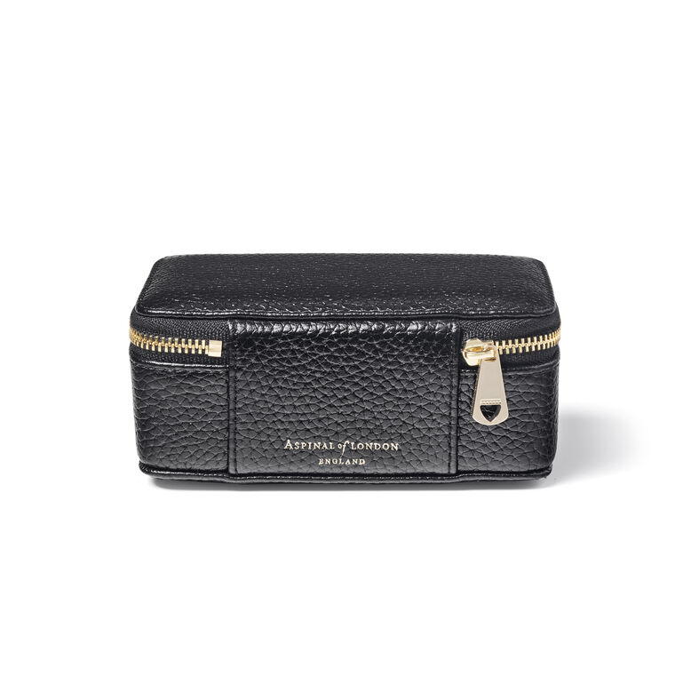 Travel Jewellery Case Black Pebble Medium, , hi-res