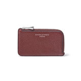 Small Zip Coin Purse Merlot Pebble, , hi-res