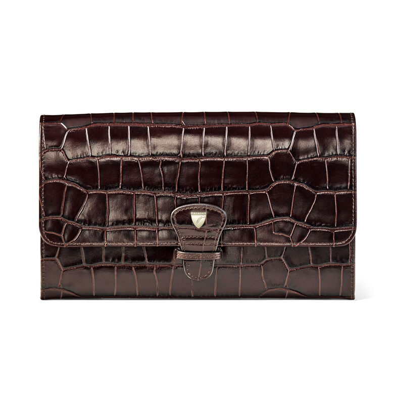 Classic Travel Wallet Amazon Lrg Croc RM SHD, , hi-res