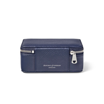 Travel Jewellery Case Navy Pebble Medium, , hi-res