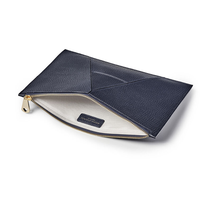 Essential A Pouch Large Navy Pebble, , hi-res