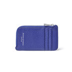 Small Zip Coin Purse Cobalt Blue Pebble