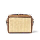 Camera Bag Natural Raffia &amp; Tan, , hi-res