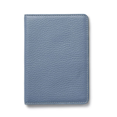 Passport Cover w/ Card Slots Heritage Blue Pebble
