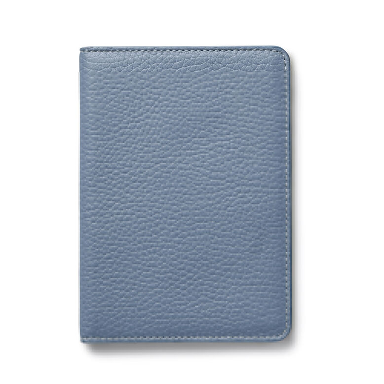 Passport Cover w/ Card Slots Heritage Blue Pebble, , hi-res