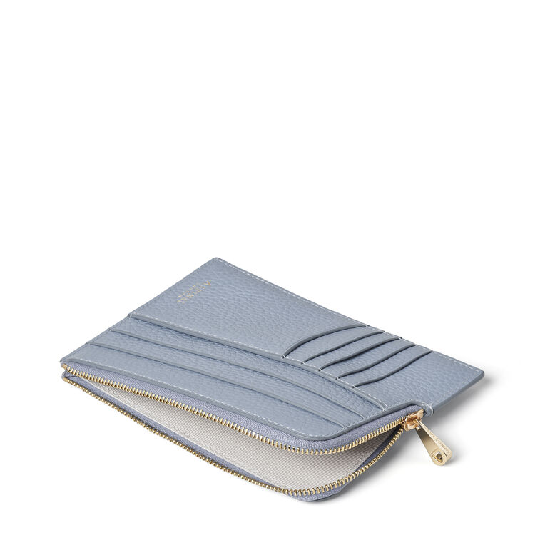 Zipped Travel Wallet Sky Blue Pebble, , hi-res