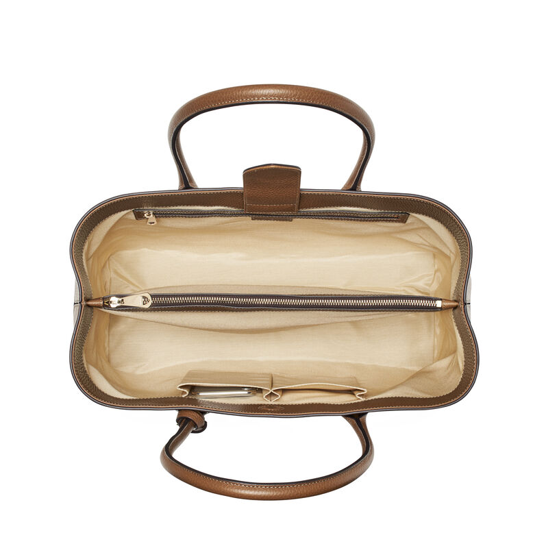 London Tote Tan Pebble Shield C, , hi-res