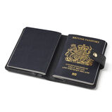 Duo Passport Cover Black Soft Saffiano, , hi-res