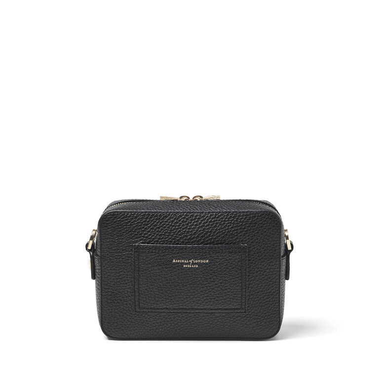 The Camera Crossbody Bag Black Pebble w/2 straps, , hi-res