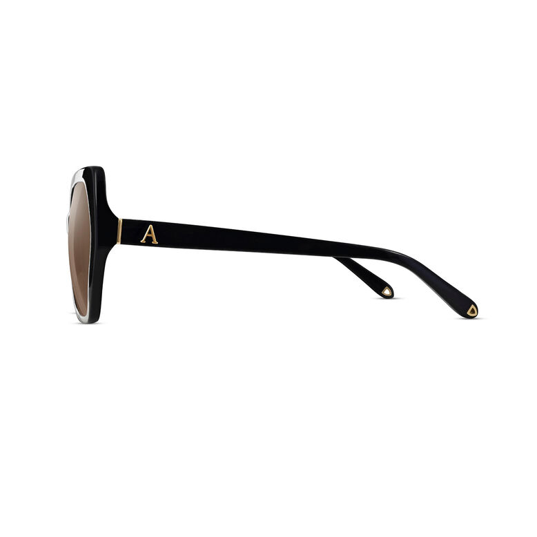 Sorrento Sunglasses Black Acetate, , hi-res