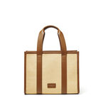 Henley Tote Small Natural Raffia & Tan
