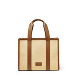 Henley Tote Small Natural Raffia &amp; Tan, , hi-res