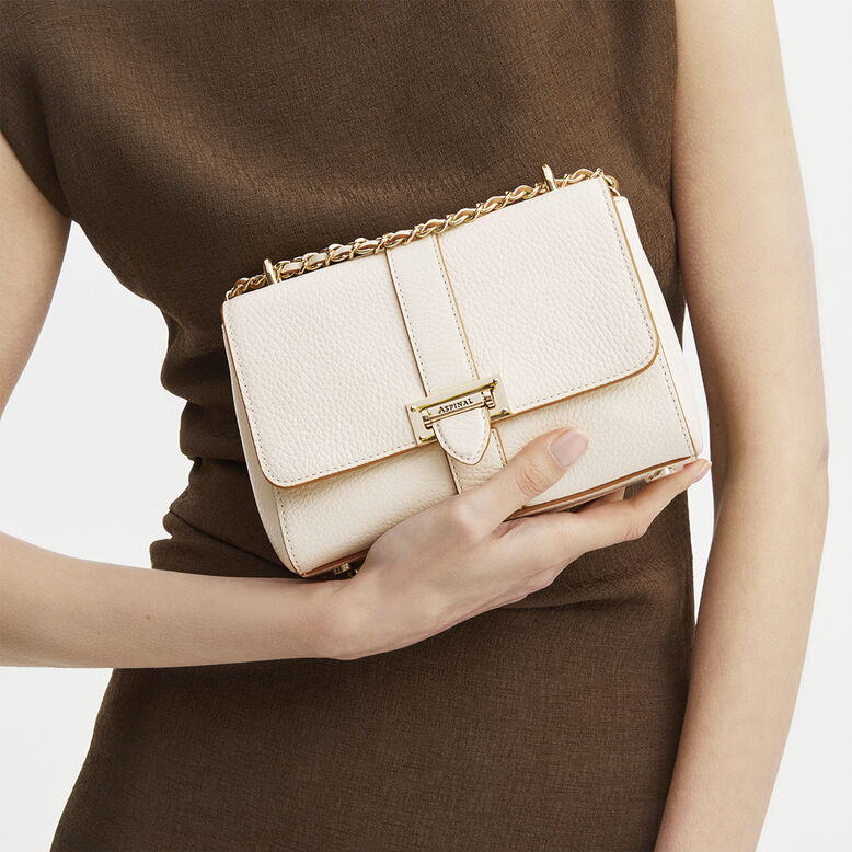 Lottie Bag Ivory Pebble, , hi-res