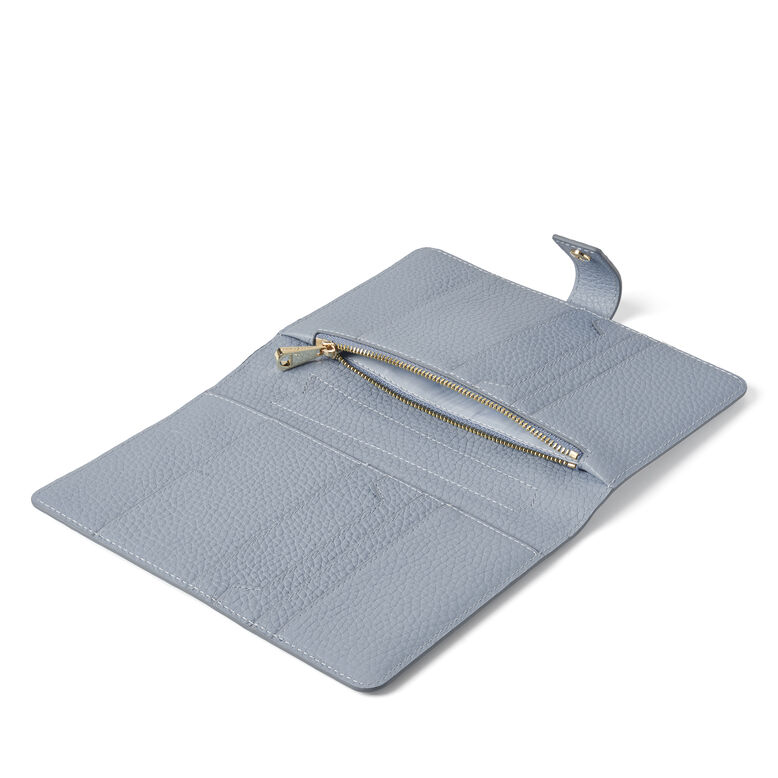 Deluxe Family Travel Wallet Sky Blue Pebble, , hi-res