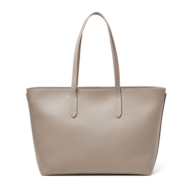 East West Tote w Shield Charm Moleskin Saffiano, , hi-res