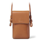 Ella Phone Pouch Tan Smooth
