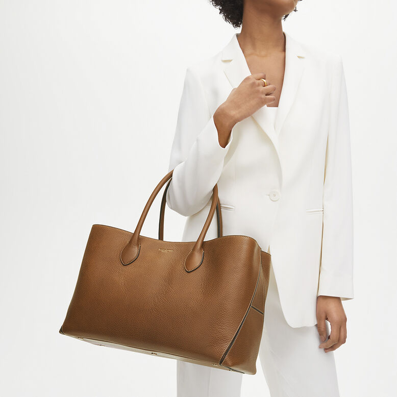 London Tote Tan Pebble Bee C, , hi-res