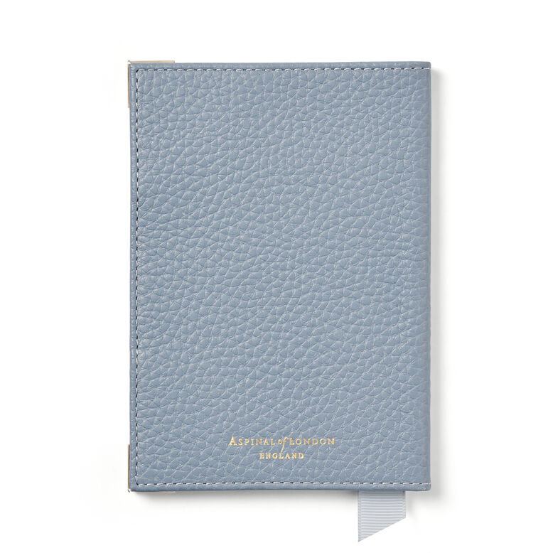 Plain Passport Cover Sky Blue Pebble, , hi-res