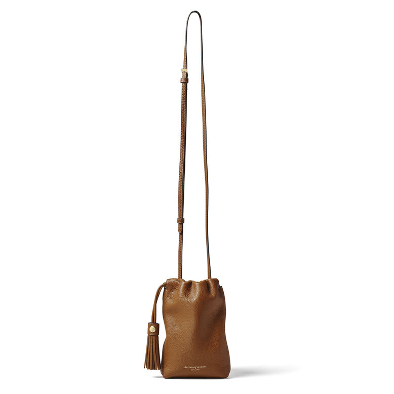 Soho Crossbody Pouch Tan Pebble, , hi-res