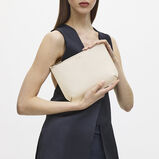 Ella Pouch Large Ivory Pebble, , hi-res