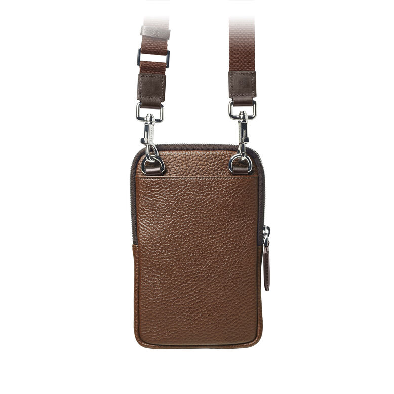 Reporter Phone Pouch Tobacco Pebble, , hi-res