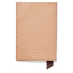 Plain Passport Cover Sand Smooth